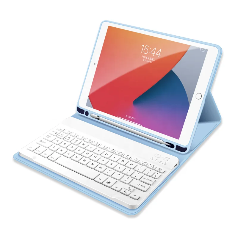 Smart factory price BT keyboard with pencil holder 10.5 cover for ipad pro/air3 10.5 inch
Smart factory price BT keyboard with pencil holder 10.5 cover for ipad pro/air3 10.5 inch