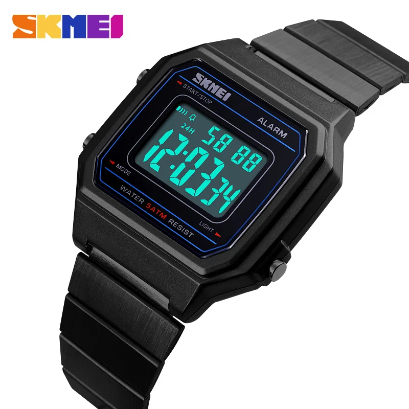 SKMEI 1377 Fashion Casual Men Watch Digital Waterproof Wristwatches Luminous Week Display Alarm Men Watches
SKMEI 1377 Fashion Casual Men Watch Digital Waterproof Wristwatches Luminous Week Display Alarm Men Watches