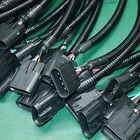 customized electronic auto led bulb wire harness for headlight