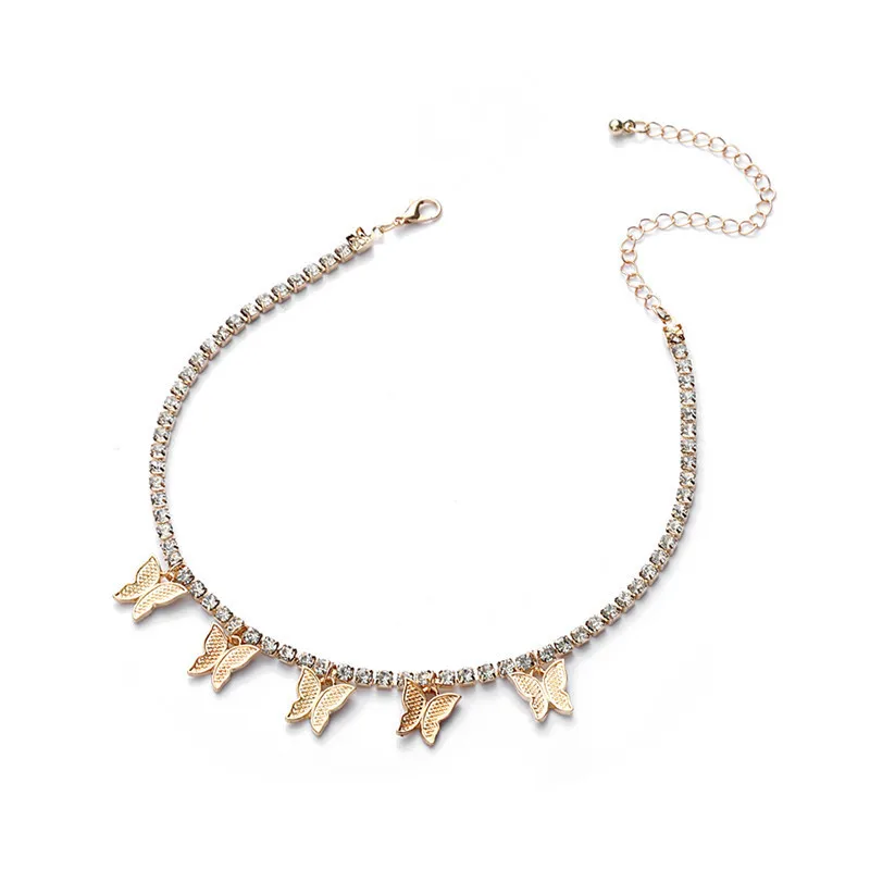 High quality Women Colorful Tennis Anklet Stainless Steel Butterfly Set Link Anklets, Gold\silver
High quality Women Colorful Tennis Anklet Stainless Steel Butterfly Set Link Anklets, Gold\silver