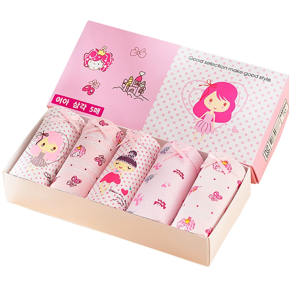 Factory cheap kids briefs soft Cartoon Princess Printed cotton 5pcs-box girls underwear wholesale children wearing panties
Factory cheap kids briefs soft Cartoon Princess Printed cotton 5pcs-box girls underwear wholesale children wearing panties