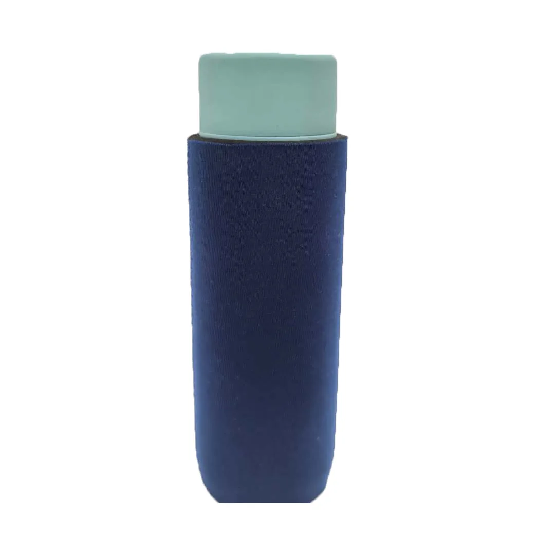 

Neoprene Insulation waterproof cute coffee cup holder bottle shrink sleeve neoprene water bottle sleeve Navy blue