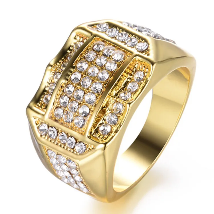 Wholesale Fashion jewelry cheap wedding rings men white zircon engagement rings silver gold
Wholesale Fashion jewelry cheap wedding rings men white zircon engagement rings silver gold