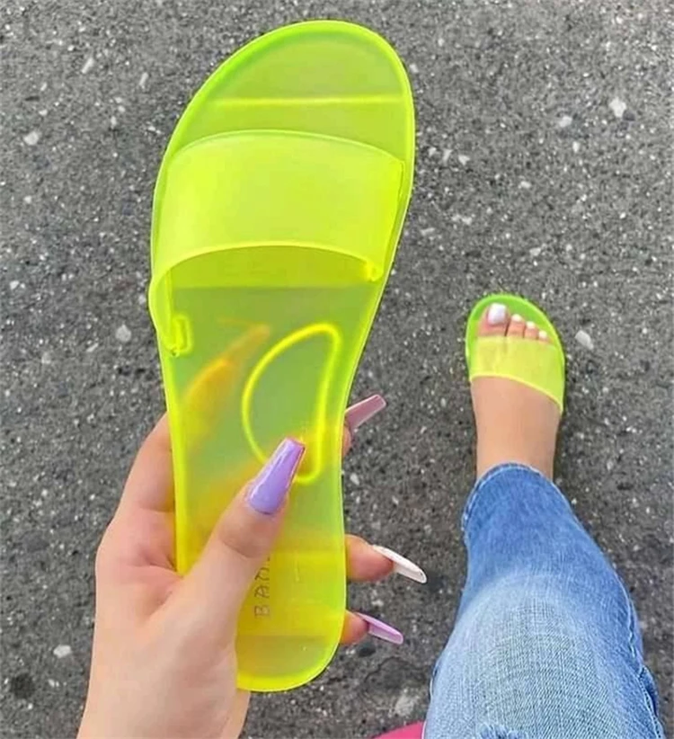Wholesale Ladies Clear Fruit Flat Slippers Shoes Slides Summer 2021 PVC Design Jelly Sandals For Women, As pictures or customized color
Wholesale Ladies Clear Fruit Flat Slippers Shoes Slides Summer 2021 PVC Design Jelly Sandals For Women, As pictures or customized color