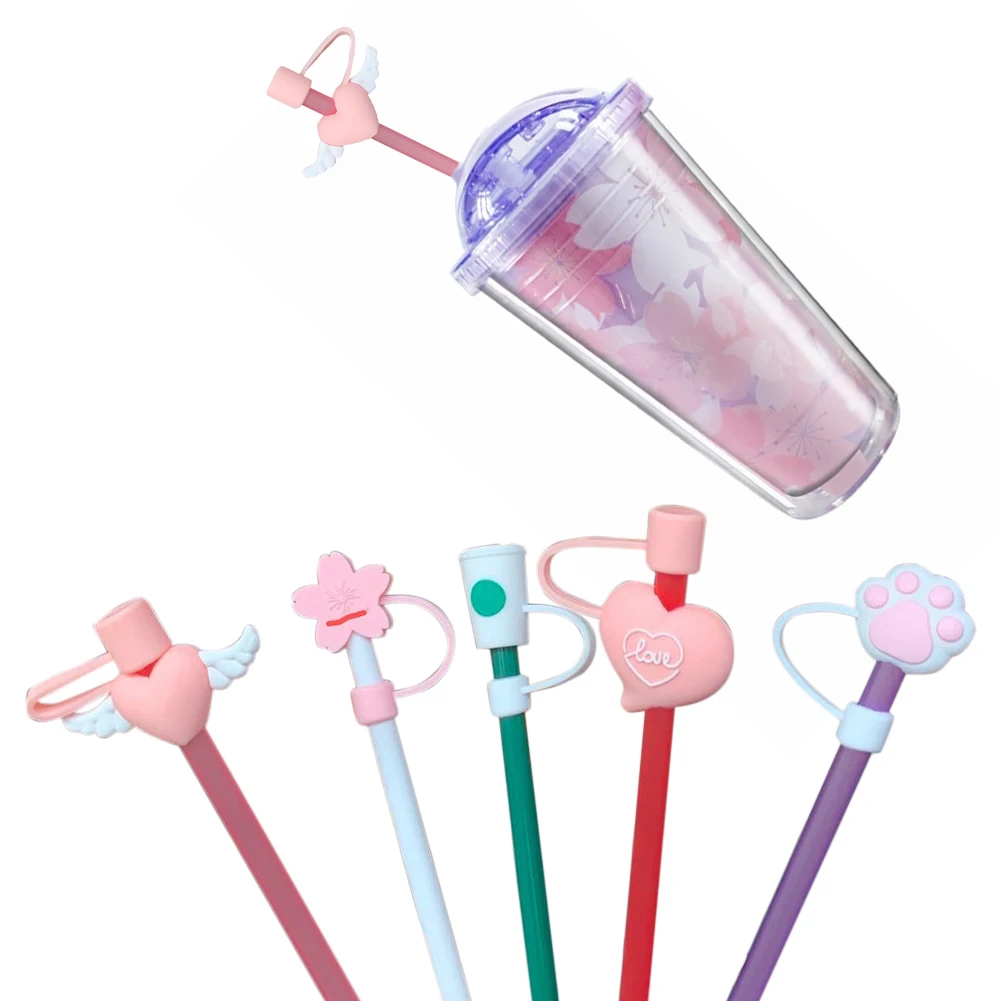 5PCS Silicone Straw Tips Cover Reusable Airtight Splash Proof for 6-8mm Straws, Colors
5PCS Silicone Straw Tips Cover Reusable Airtight Splash Proof for 6-8mm Straws, Colors
