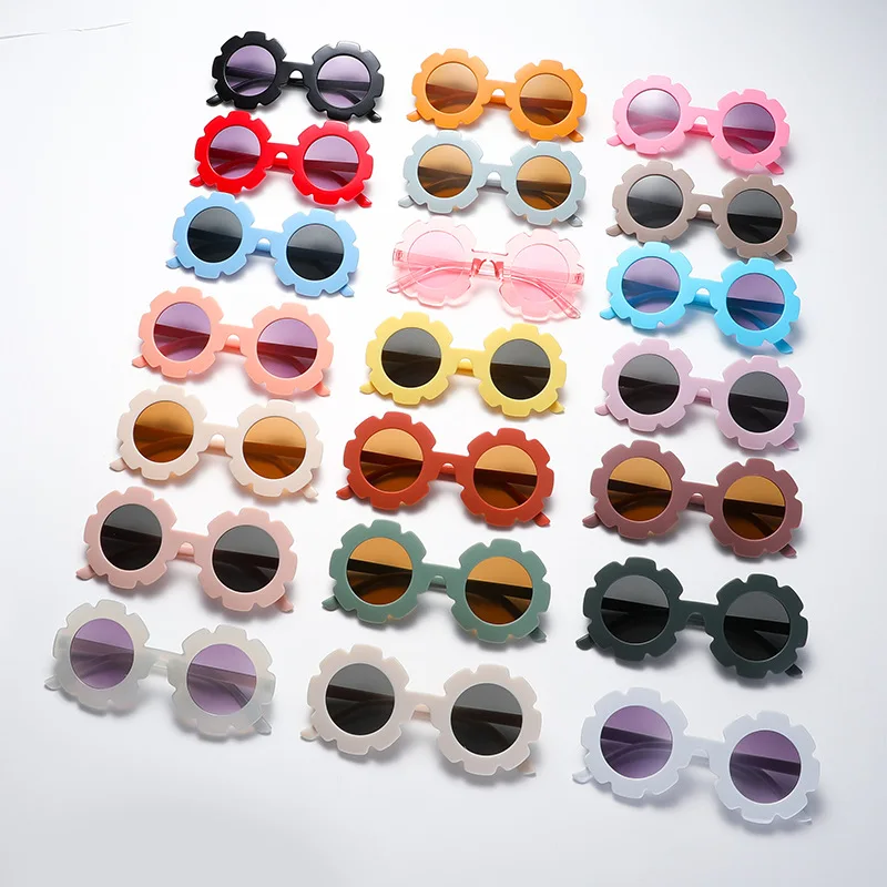 2022 Kids Sunglasses Children Round Sun Flower Sunglasses Multi Color Girls Boys Baby Shades Glasses UV400 Outdoor
2022 Kids Sunglasses Children Round Sun Flower Sunglasses Multi Color Girls Boys Baby Shades Glasses UV400 Outdoor