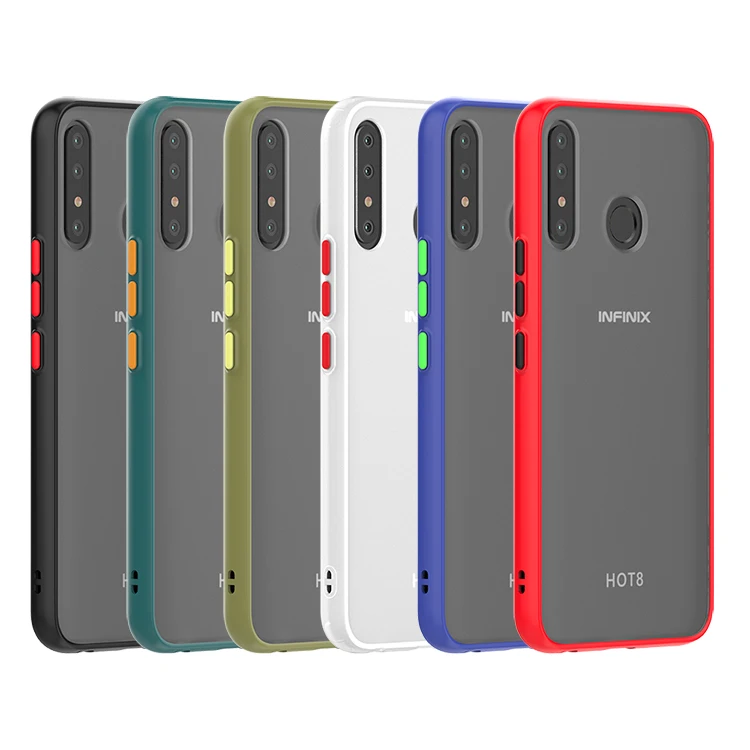 New Popular skin feel transparent frosted pc tpu combo case back cover for infinix hot 9 case shockproof 
New Popular skin feel transparent frosted pc tpu combo case back cover for infinix hot 9 case shockproof