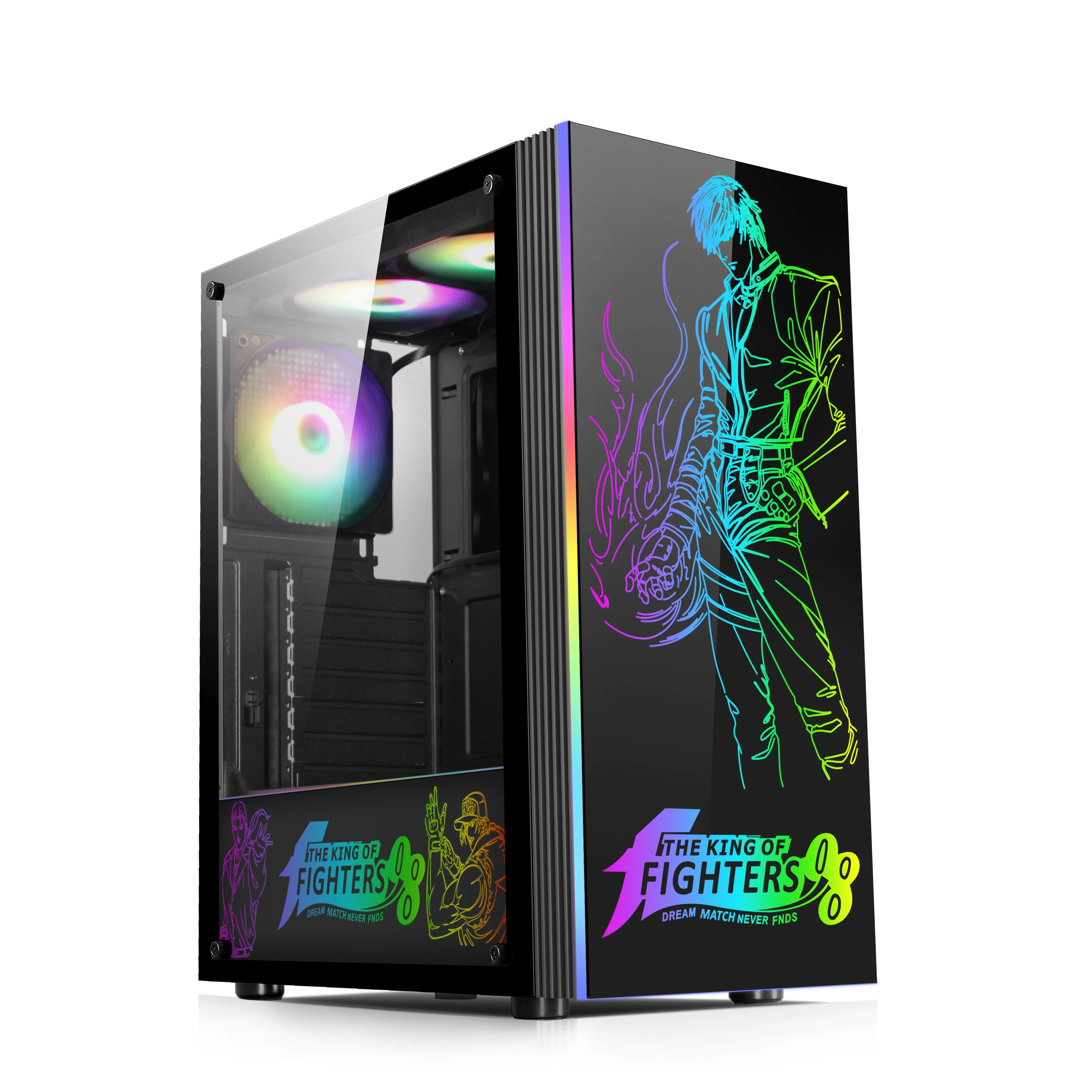 NEW ARRIVAL DAOFENG 3 Gaming PC Computer Case Casin Cabinet Hardware With 3 PCS RGB FAN 
NEW ARRIVAL DAOFENG 3 Gaming PC Computer Case Casin Cabinet Hardware With 3 PCS RGB FAN