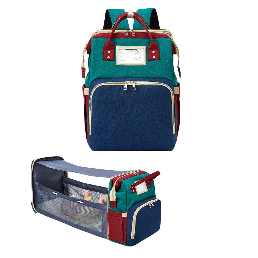Mummy Diaper Bag Backpack With Folding Baby Bed Changing Station Waterproof USB Charging Port Baby Bag Portable Crib
Mummy Diaper Bag Backpack With Folding Baby Bed Changing Station Waterproof USB Charging Port Baby Bag Portable Crib