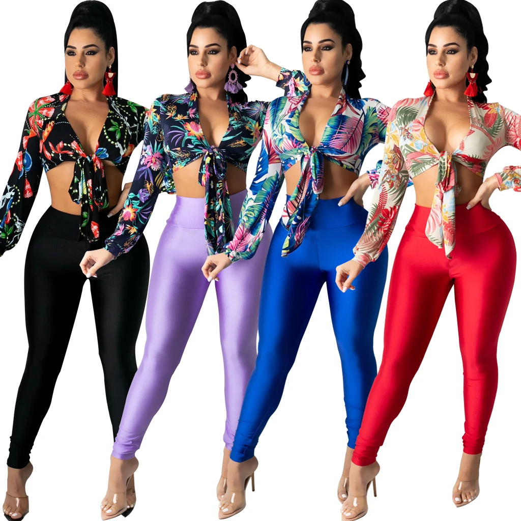 new trendy lady pants and blouses set sexy women blouse pants two piece set 
new trendy lady pants and blouses set sexy women blouse pants two piece set
