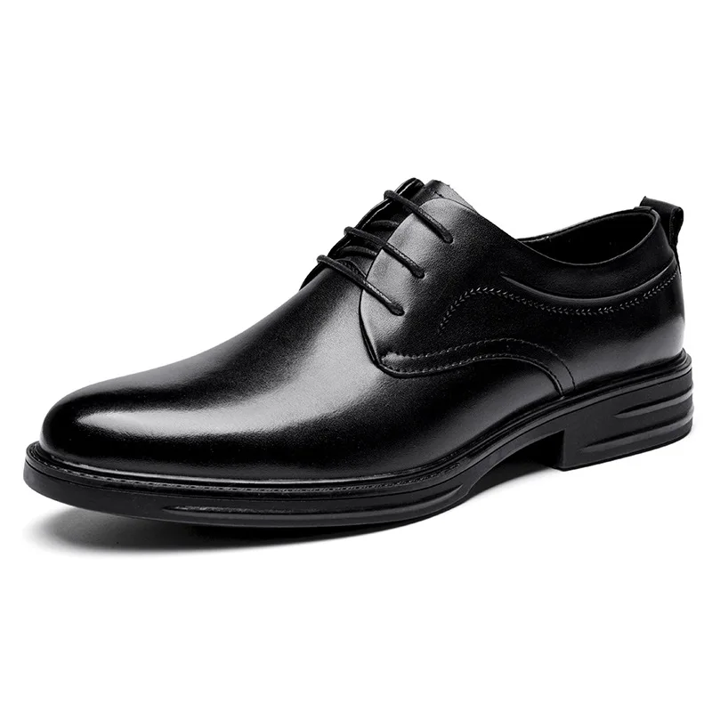 Summer new men's casual business leather shoes large size wholesale, Black
Summer new men's casual business leather shoes large size wholesale, Black