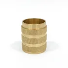 Custom Made Knurled Brass Metal Steel CNC Machining Parts