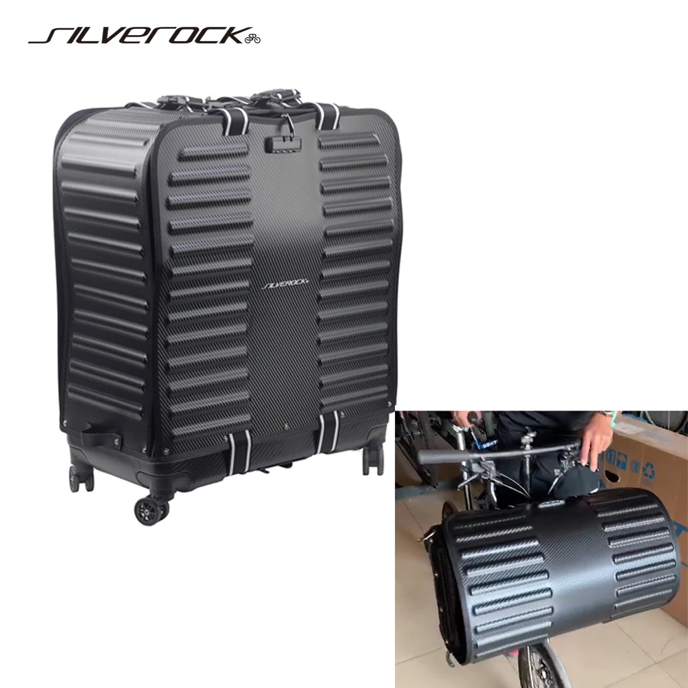 SILVEROCK Luggage Traval Case Transport Carry Roll Packing Bag for BROMPTON PIKES 3SIXTY Folding Bikes
SILVEROCK Luggage Traval Case Transport Carry Roll Packing Bag for BROMPTON PIKES 3SIXTY Folding Bikes