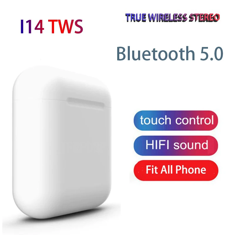 Automatic Pairing Touch Control Siri Function Earbuds Tws I14 Earphones For Iphone, White
Automatic Pairing Touch Control Siri Function Earbuds Tws I14 Earphones For Iphone, White