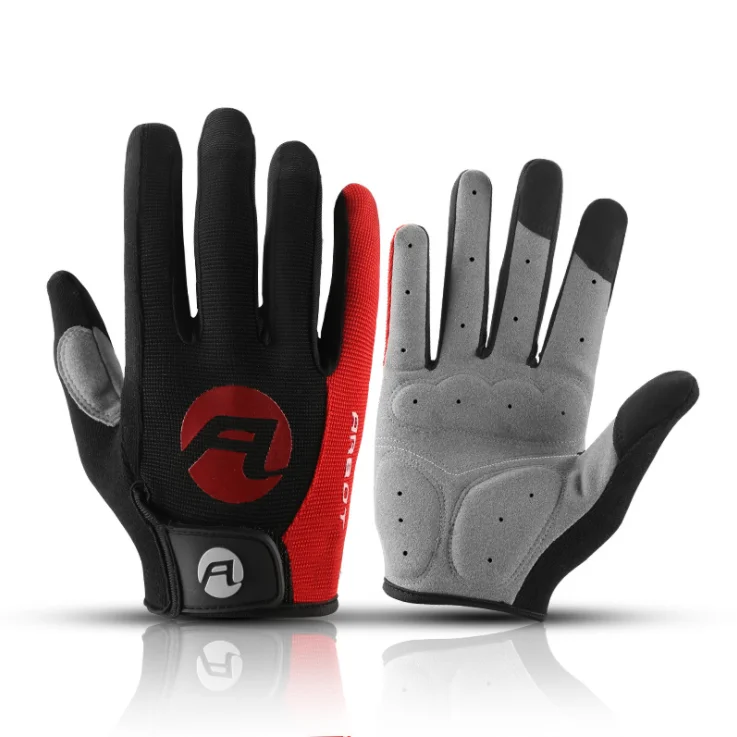 Wholesale Customized Logo Microfiber Outdoor full-finger cycling gloves riding anti-skid bike gloves bicycle, Red,blue,black
Wholesale Customized Logo Microfiber Outdoor full-finger cycling gloves riding anti-skid bike gloves bicycle, Red,blue,black