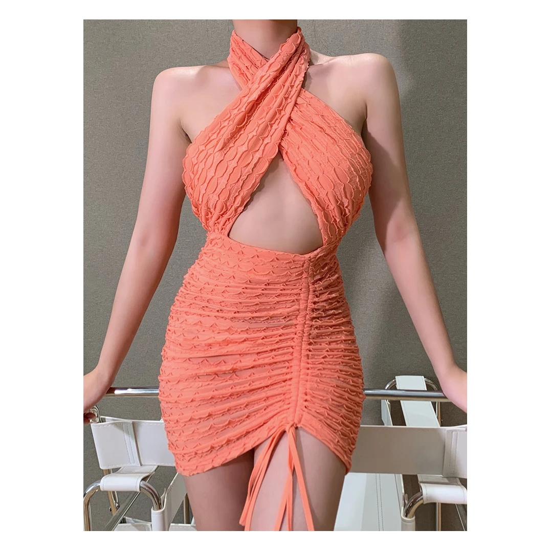 HY21048PF Amazon blasts Wholesale new fashion halter summer sexy dress mini dresses for women trendy bodycon clothing
HY21048PF Amazon blasts Wholesale new fashion halter summer sexy dress mini dresses for women trendy bodycon clothing
