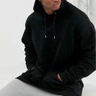 Hood Hoodies Manufacturer Pullover Long Sleeve Custom Mens Drawstring Hood Oversized Plain Hoodies