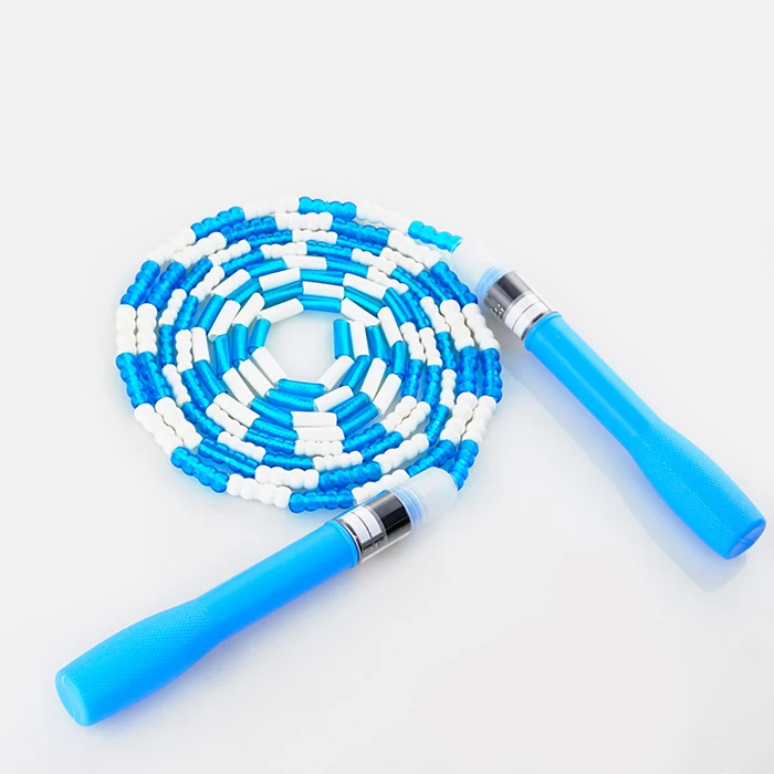PVC beaded jump rope children kids jump rope low price training speed jump rope, Blue red yellow
PVC beaded jump rope children kids jump rope low price training speed jump rope, Blue red yellow