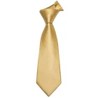 Wholesale Factory Men Ties Gold Solid Pattern 100% Silk Necktie Hanky Cufflinks Set