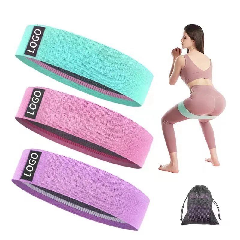 Cotton Fabric Elastic Leg Exercise Workout Fitness Hip Resistance Band, Multiple color
Cotton Fabric Elastic Leg Exercise Workout Fitness Hip Resistance Band, Multiple color