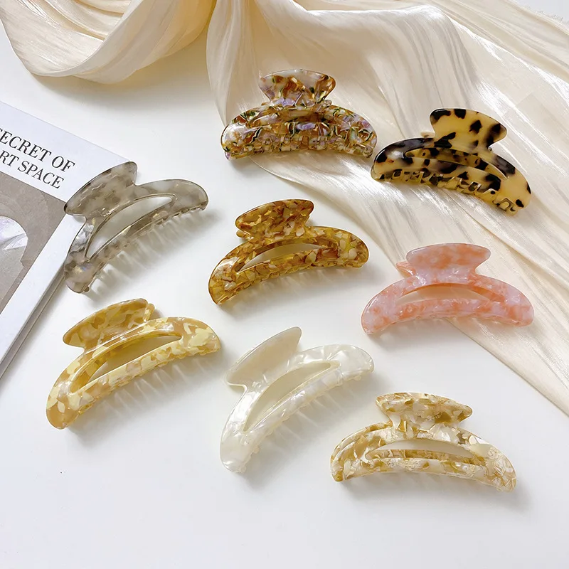 New Type Acetate Acid Hair Claws 10.5cm Semi-Circle Hair Clips Moon-Shape Simple Colorful Hair Clips For Women
New Type Acetate Acid Hair Claws 10.5cm Semi-Circle Hair Clips Moon-Shape Simple Colorful Hair Clips For Women