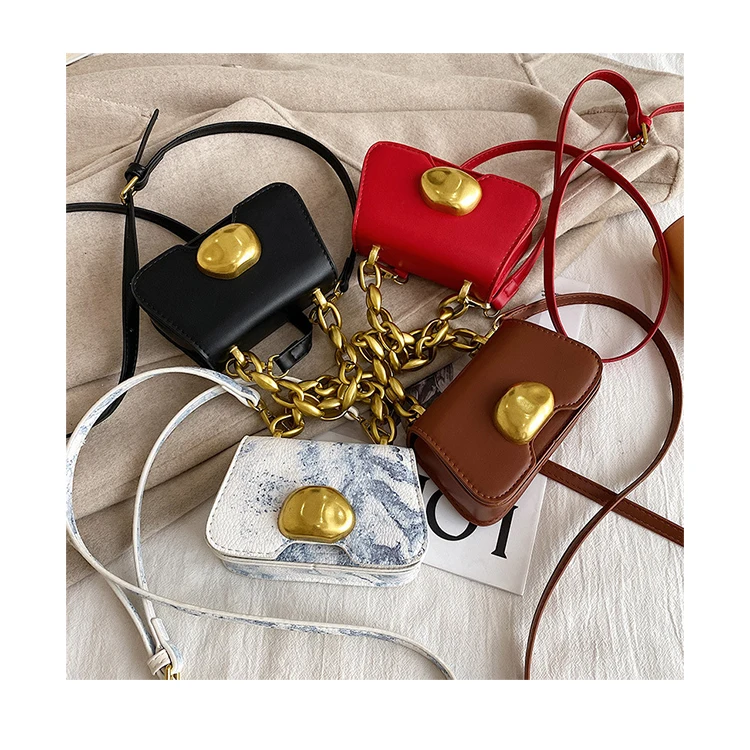 Mini Thick Chain Crossbody Bag Designer New Style Splash Ink Handbags For Women Trendy PU Leather Lock Shoulder Bag Small Purses
Mini Thick Chain Crossbody Bag Designer New Style Splash Ink Handbags For Women Trendy PU Leather Lock Shoulder Bag Small Purses