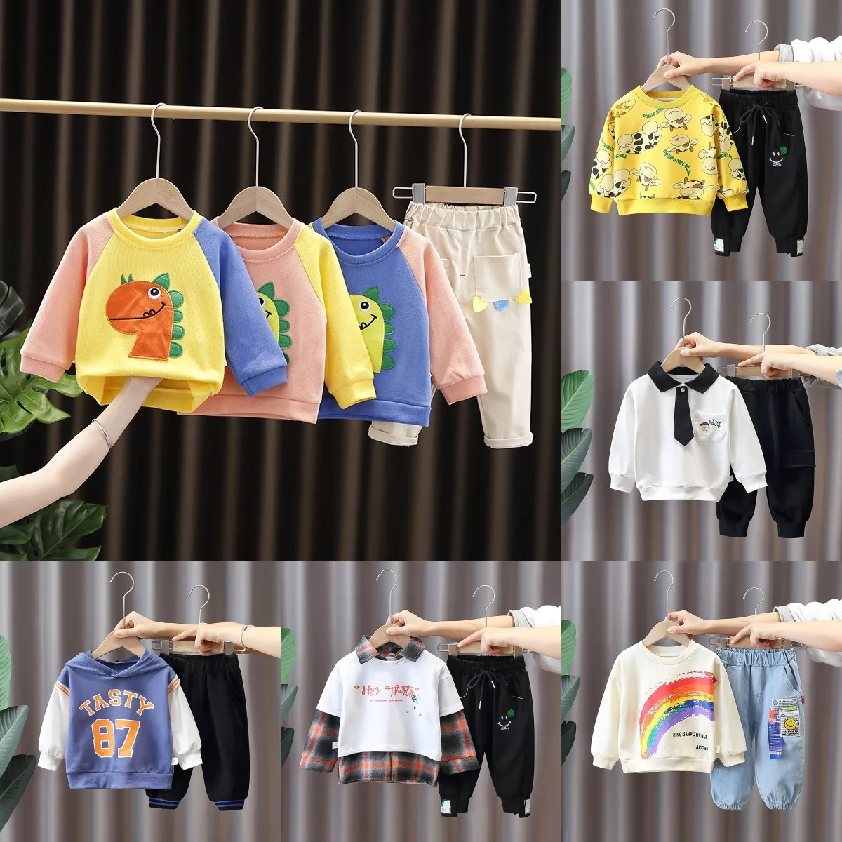 Children's clothing boys and girls spring sweaters 2021 new spring baby leisure Korean style loose round collar children wholesa
Children's clothing boys and girls spring sweaters 2021 new spring baby leisure Korean style loose round collar children wholesa
