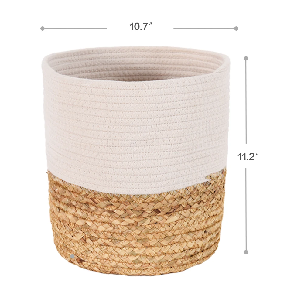 Free Shipping Home Decor Modern Indoor Planter Pot Woven Storage Organizer Cotton Rope Plant Basket, Customized
Free Shipping Home Decor Modern Indoor Planter Pot Woven Storage Organizer Cotton Rope Plant Basket, Customized