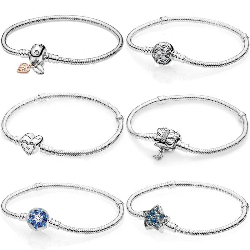 Original Moment Butterfly Snowflake Leaf Clasp Snake Chain Bracelet Bracelet Fits Original Pandora925 Sterling Silver Jewelry
Original Moment Butterfly Snowflake Leaf Clasp Snake Chain Bracelet Bracelet Fits Original Pandora925 Sterling Silver Jewelry