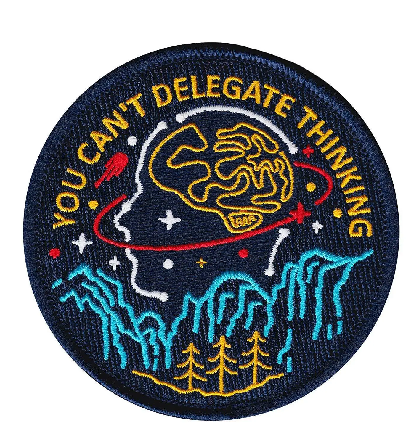 Heat Press You Can't Delegate Thinking DIY Clothing Accessories Embroidered Custom Iron Patch, Custom color
Heat Press You Can't Delegate Thinking DIY Clothing Accessories Embroidered Custom Iron Patch, Custom color