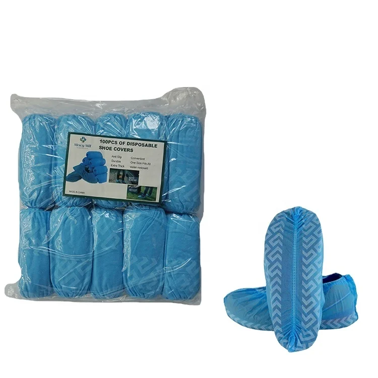 Factory Manufactory direct wholesale anti slip disposable non woven stock shoe covers disposable boot covers USA Inventory, Blue
Factory Manufactory direct wholesale anti slip disposable non woven stock shoe covers disposable boot covers USA Inventory, Blue