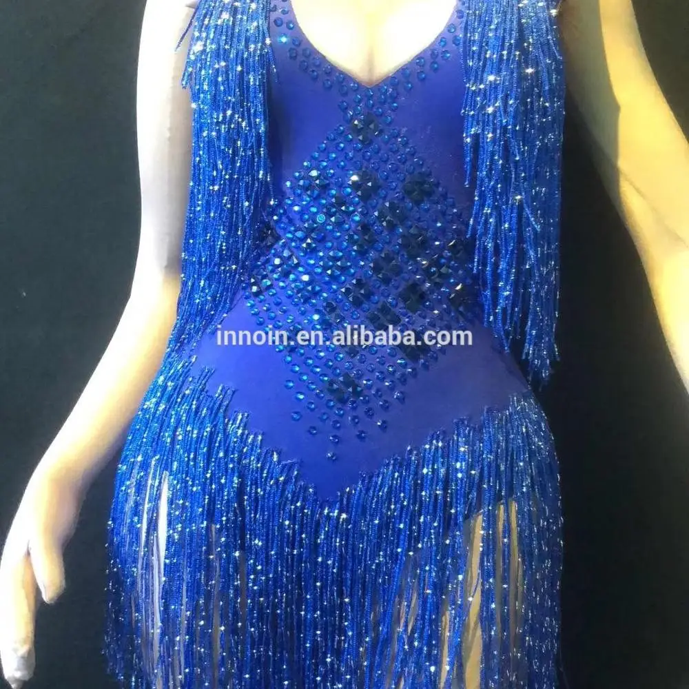 New Women Glisten Rhinestone Sexy Bodysuit Silver Long Tassel Costume Birthday Celebrate Dance Wear Luxurious Leotard Blue
New Women Glisten Rhinestone Sexy Bodysuit Silver Long Tassel Costume Birthday Celebrate Dance Wear Luxurious Leotard Blue