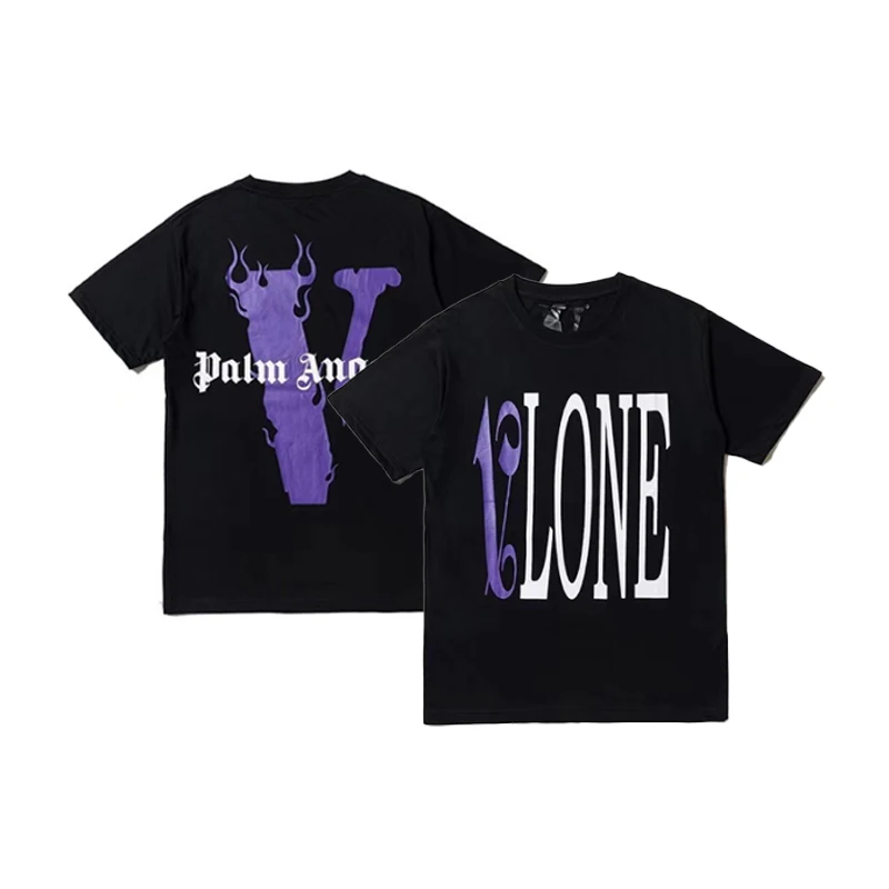 Vlones Palms Angel Tshirts Oversized Hip Hop Street Short Sleeved V Monogram Printed V Lone Men Shirts
Vlones Palms Angel Tshirts Oversized Hip Hop Street Short Sleeved V Monogram Printed V Lone Men Shirts