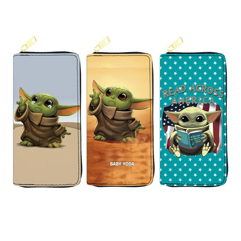 Hot selling cute Alien Yoda Baby PU Wallet Lady Student zipper wallet Passport bag Cosmetic bag Custom factory
Hot selling cute Alien Yoda Baby PU Wallet Lady Student zipper wallet Passport bag Cosmetic bag Custom factory