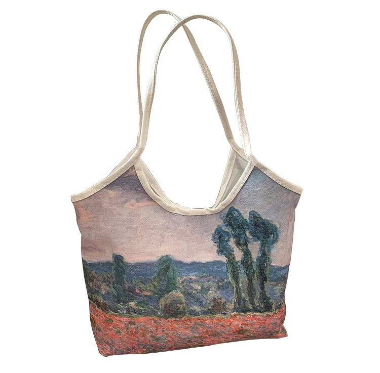 Twinkle 2021 New Trendy One-shoulder Large-capacity Oil Painting Canvas Bag Women Tote Shoulder Handgag
Twinkle 2021 New Trendy One-shoulder Large-capacity Oil Painting Canvas Bag Women Tote Shoulder Handgag