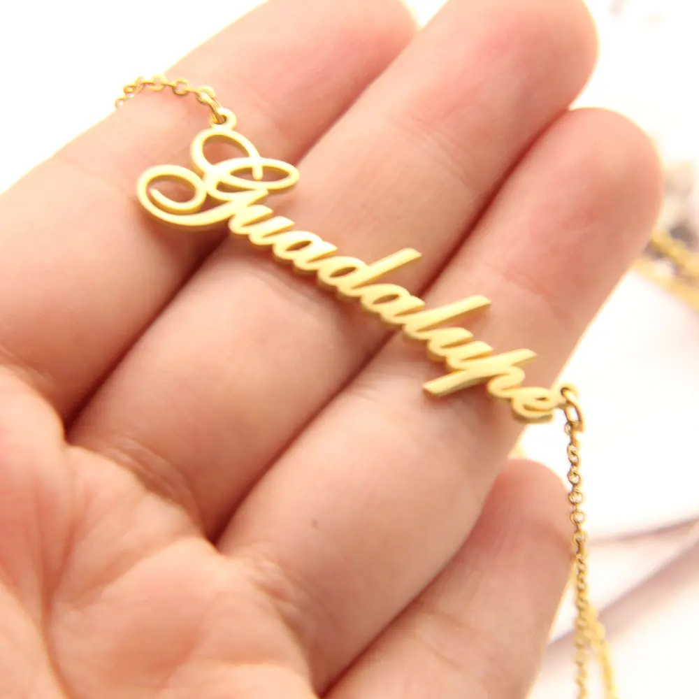 Wholesale Custom Name Pendant Necklace Gold Plated Titanium Steel Name Plate Necklace, As picture show
Wholesale Custom Name Pendant Necklace Gold Plated Titanium Steel Name Plate Necklace, As picture show