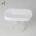 Travel Soap Holder Dish Box Eco Friendly Print White Color