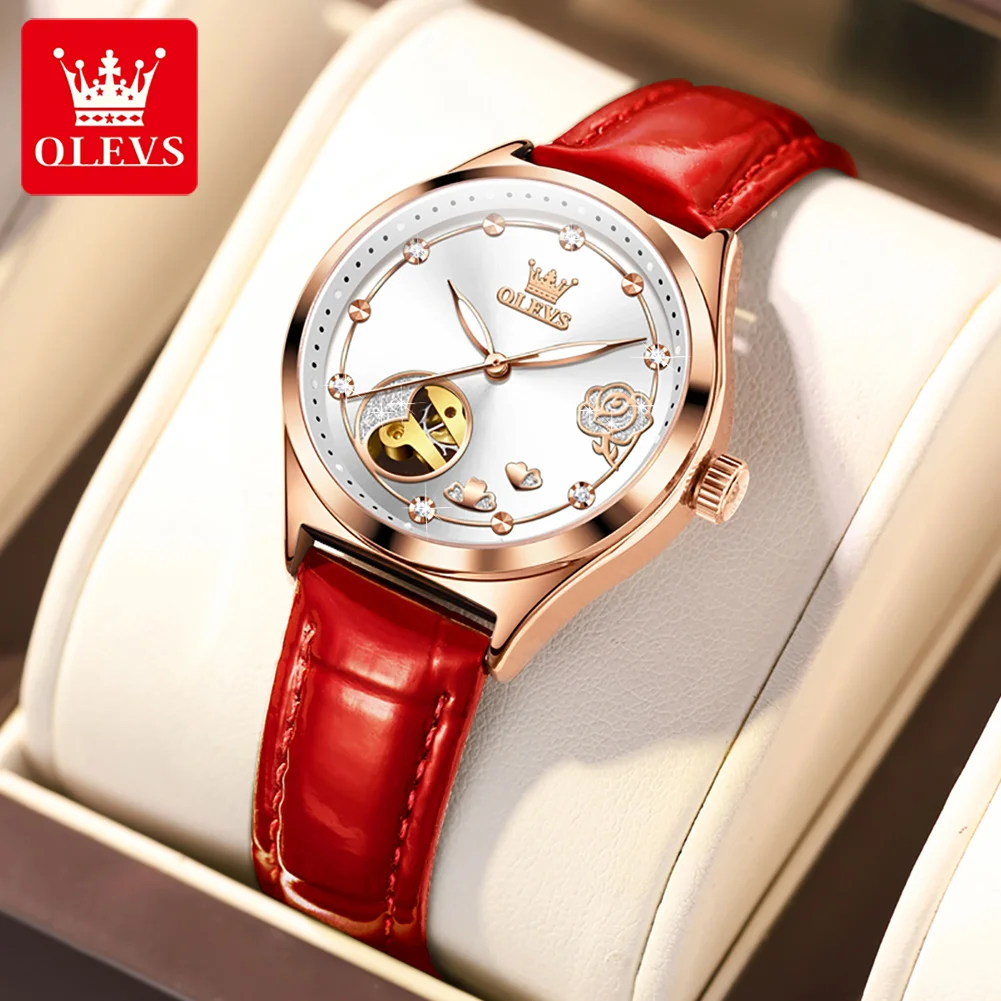 Olevs 6601 OEM Ladies Watches Sapphire Digital Waterproof Gift Automatic Mechanical Woman Watch
Olevs 6601 OEM Ladies Watches Sapphire Digital Waterproof Gift Automatic Mechanical Woman Watch