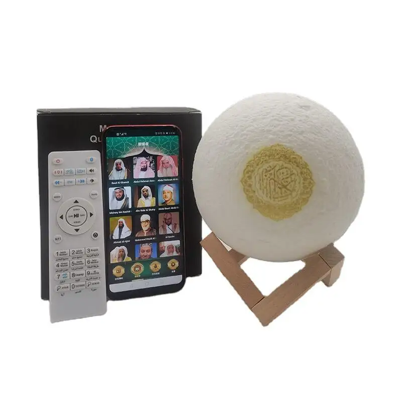 15cm Surah al yasin moon lamp touch led blue tooth speaker quran speaker mp3 with remote, Colorful
15cm Surah al yasin moon lamp touch led blue tooth speaker quran speaker mp3 with remote, Colorful