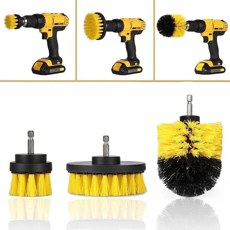 Cleaning brush head for kitchen bathroom electric drill
Cleaning brush head for kitchen bathroom electric drill