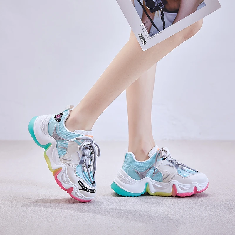 Hot sale footwear Breathable sneaker for women rainbow color soleshoes casual running shoes sneakers
Hot sale footwear Breathable sneaker for women rainbow color soleshoes casual running shoes sneakers