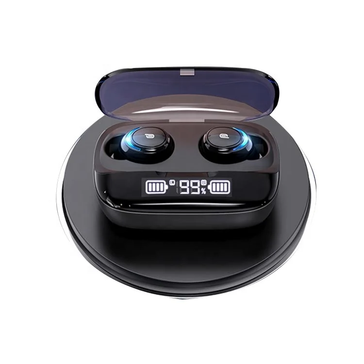Power LED Display 2500 mAh Charging Chamber Wireless Earbuds Earphones TWS Power Bank, Black, grey
Power LED Display 2500 mAh Charging Chamber Wireless Earbuds Earphones TWS Power Bank, Black, grey