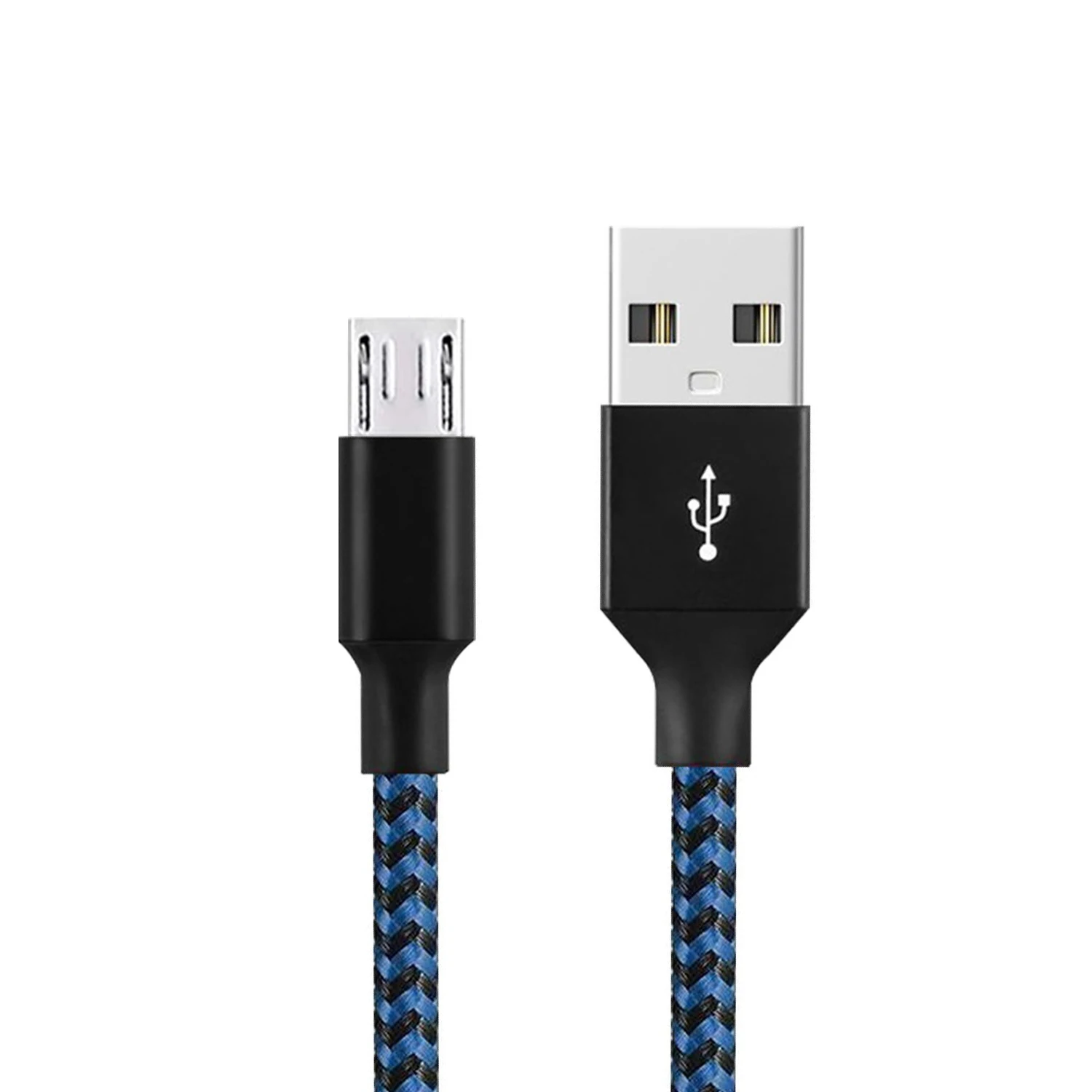 USB Cable A to Micro B Nylon Braided Extremely Durable Cable High Speed Charge and Data Sync, Reb/blue/silver
USB Cable A to Micro B Nylon Braided Extremely Durable Cable High Speed Charge and Data Sync, Reb/blue/silver