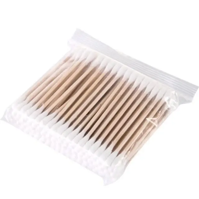100 PCS/ Bag Wooden Stick Double Head Cotton Swab For Permanent Makeup And Microblading, As picture
100 PCS/ Bag Wooden Stick Double Head Cotton Swab For Permanent Makeup And Microblading, As picture