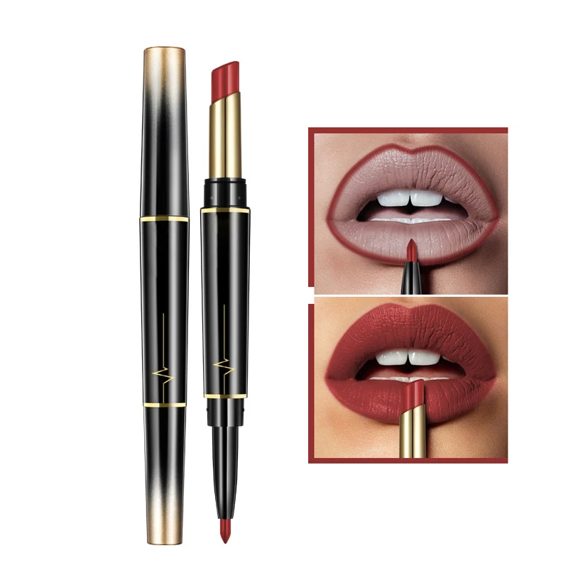 Luxury Lip Stick And Lip Liner Pencil Waterproof Matte 2 in 1 Lipstick Set Wholesale
Luxury Lip Stick And Lip Liner Pencil Waterproof Matte 2 in 1 Lipstick Set Wholesale