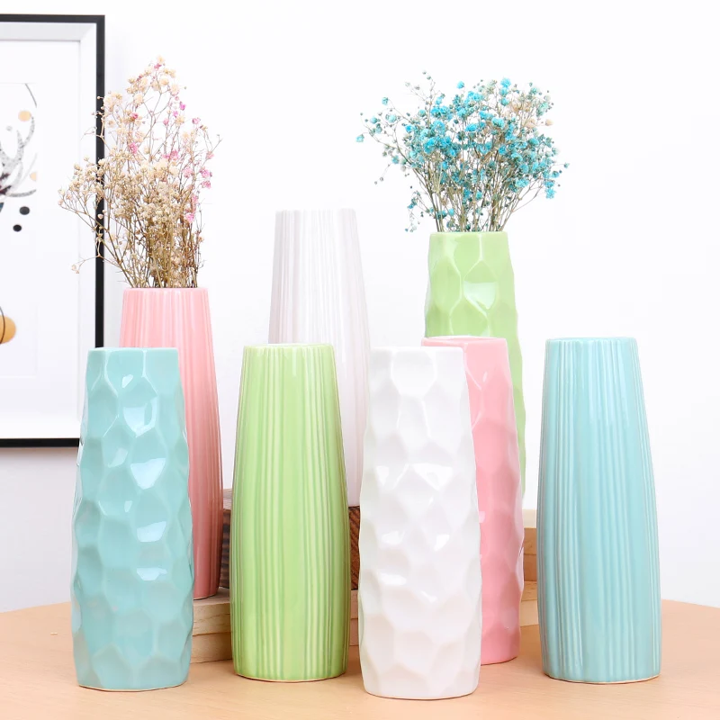 New model unique cuboid shape tall plain colorful ceramic vases pottery ceramic flower vases for wedding, Green, white, pink, blue
New model unique cuboid shape tall plain colorful ceramic vases pottery ceramic flower vases for wedding, Green, white, pink, blue