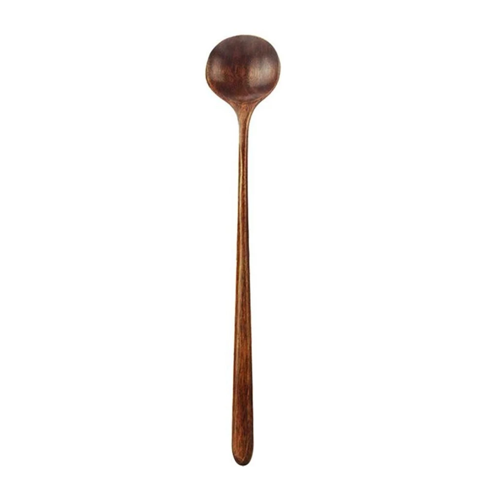 Long Spoons Wooden Korean Style 10.9 inches 100% Natural Wood Long Handle Round Spoons for Soup Cooking
Long Spoons Wooden Korean Style 10.9 inches 100% Natural Wood Long Handle Round Spoons for Soup Cooking