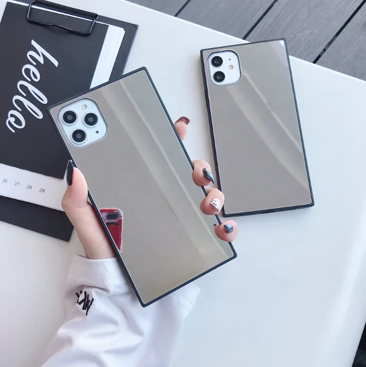 Mirror Phone Case Luxury Women TPU Glass 2 in 1 Anti-Shock Cell Phone Back Cover for iPhone 12 Mini/12/12 Pro/12 Pro Max, Multi colors
Mirror Phone Case Luxury Women TPU Glass 2 in 1 Anti-Shock Cell Phone Back Cover for iPhone 12 Mini/12/12 Pro/12 Pro Max, Multi colors