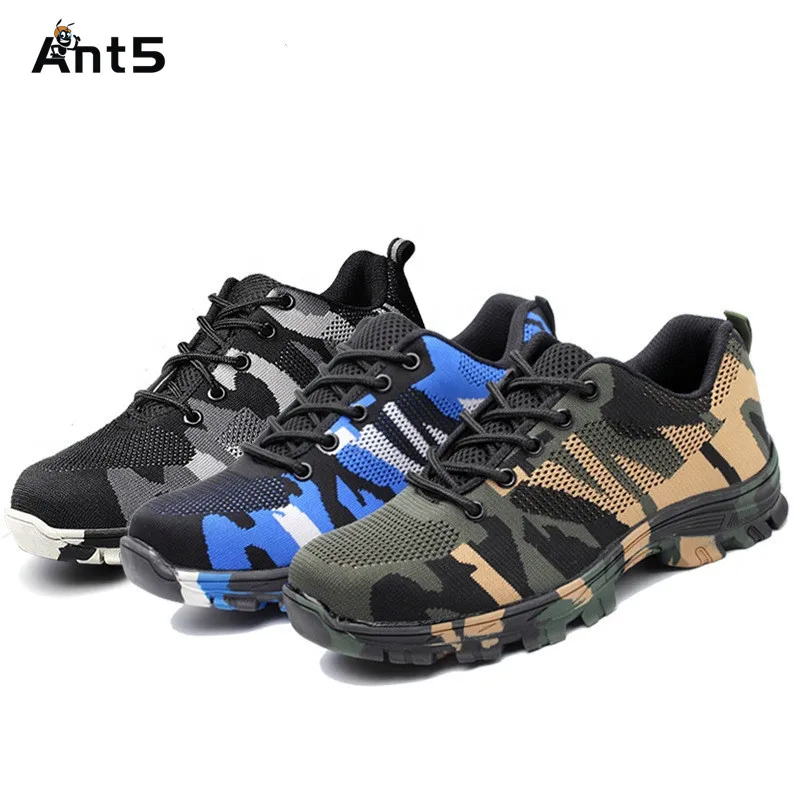 ANT5 Fashion Lightweight Outdoor Men Steel Toe Cap Military Safety Work Boots Camouflage Anti Puncture Indestructible Shoes, Black or customized
ANT5 Fashion Lightweight Outdoor Men Steel Toe Cap Military Safety Work Boots Camouflage Anti Puncture Indestructible Shoes, Black or customized