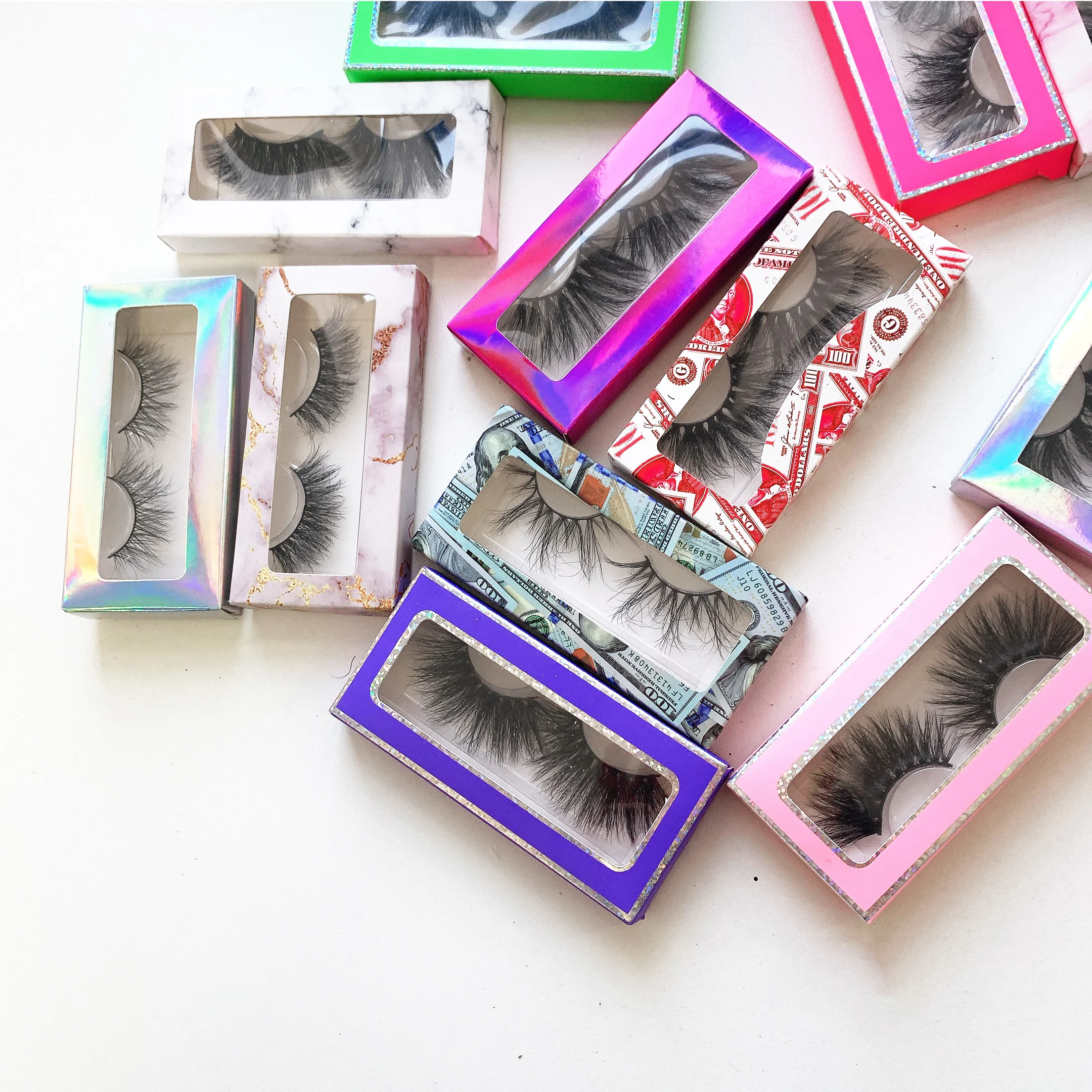 Handmade False Eyelashes 3D Mink Lashes Custom Packaging Box Own Logo Brand Fluffy Lashes Vendors, Black color
Handmade False Eyelashes 3D Mink Lashes Custom Packaging Box Own Logo Brand Fluffy Lashes Vendors, Black color